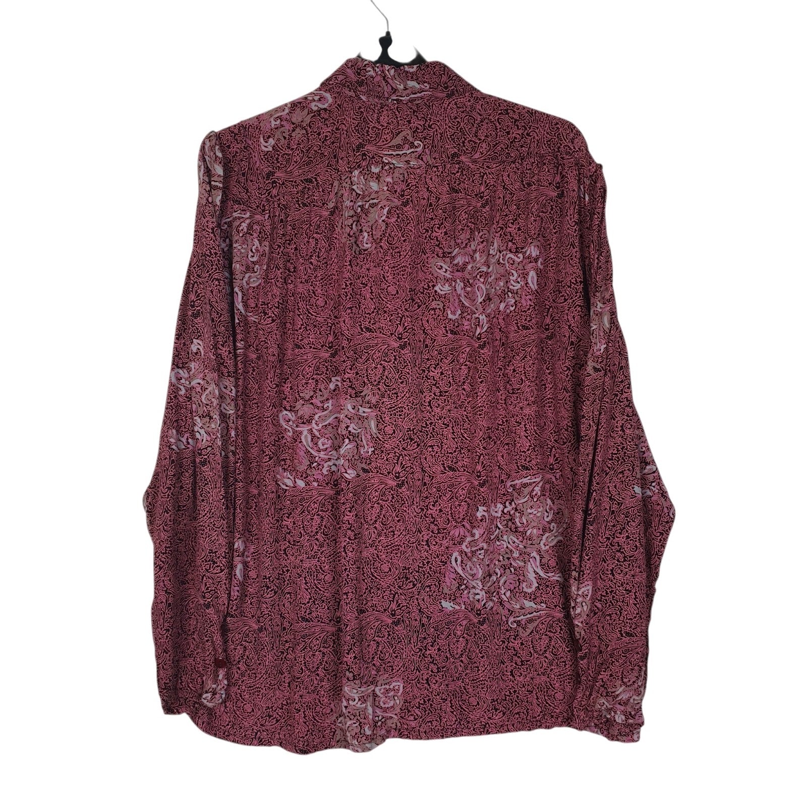 Womens Purple Unbranded Paisley  Shirt