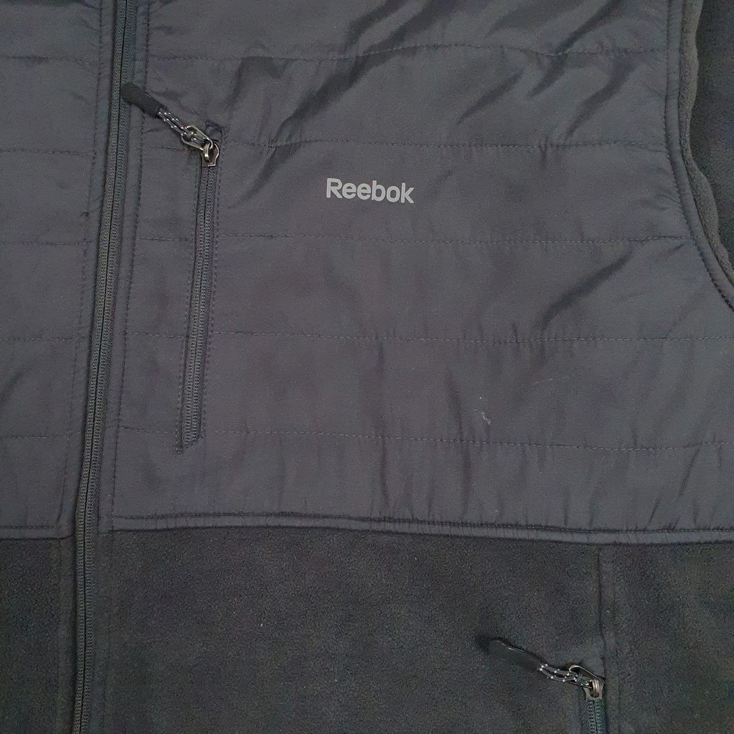 Mens Black Reebok  Full Zip Jumper
