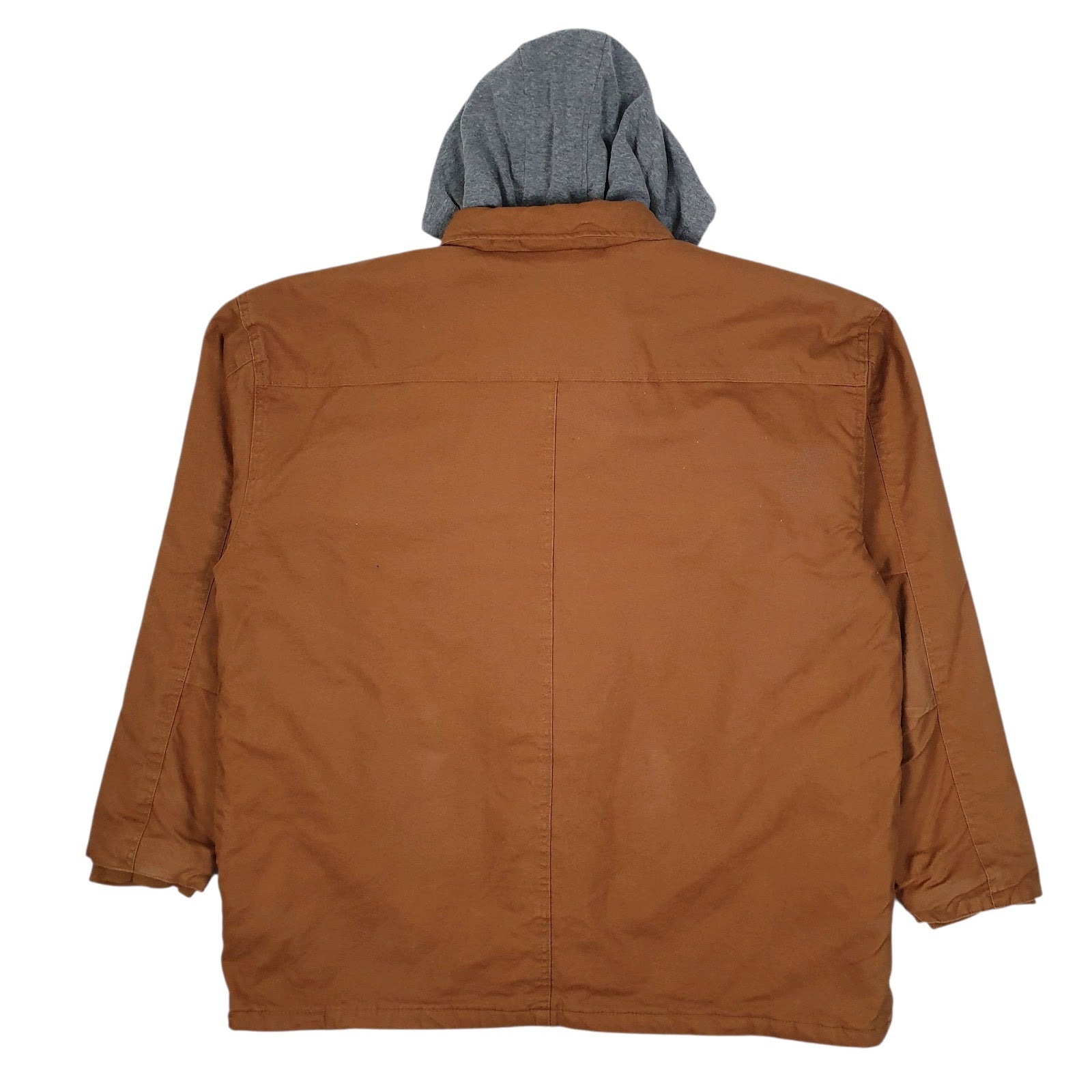 Mens Brown Wrangler Chore Hoodie  Coat