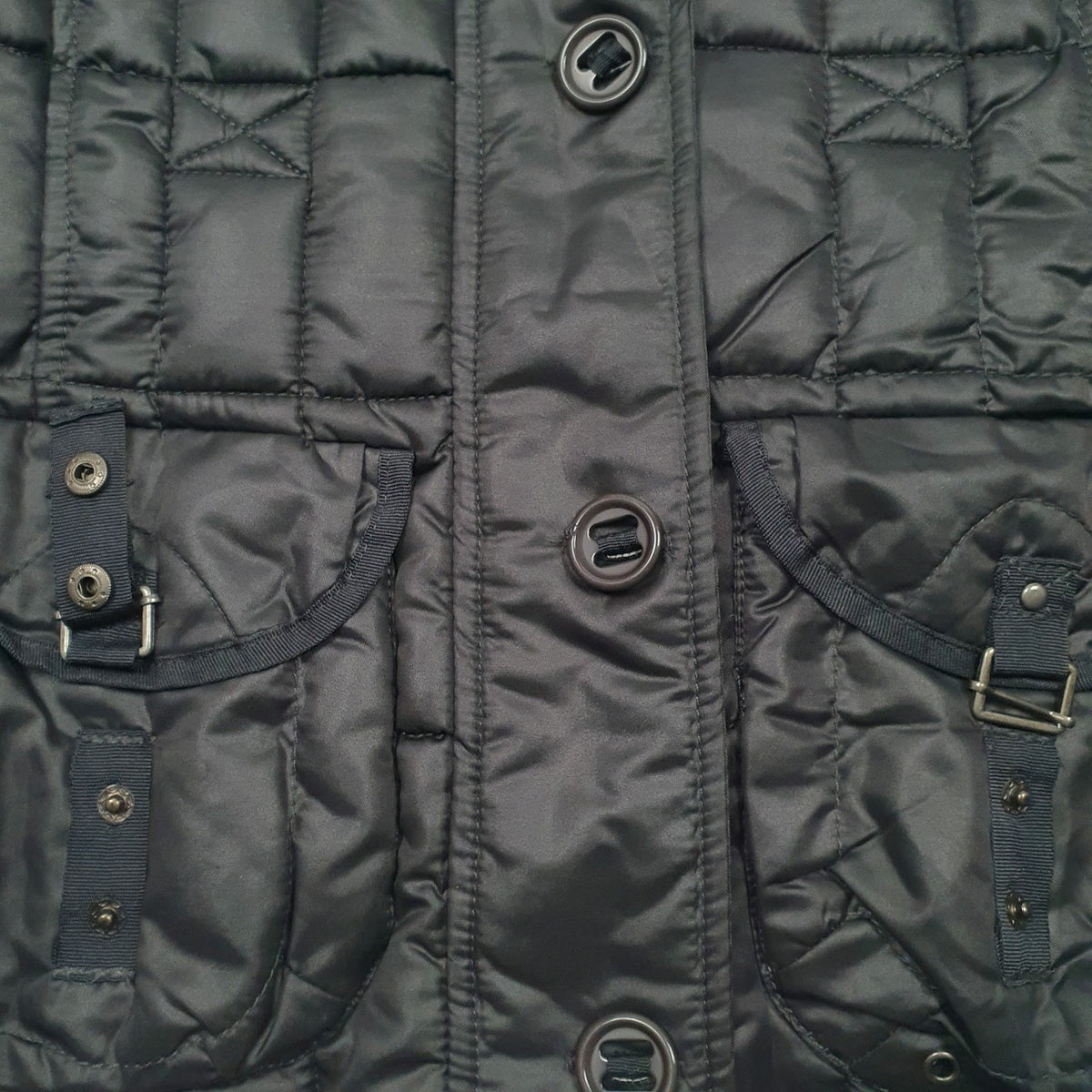 Womens Black Peuterey   Coat