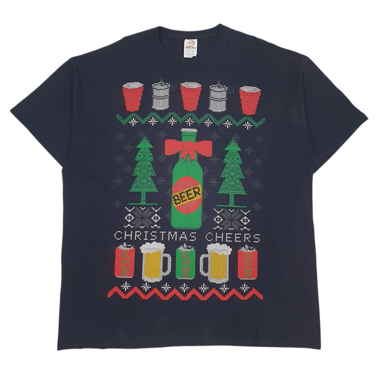 Mens Black Dec.25th Christmas Short Sleeve T Shirt