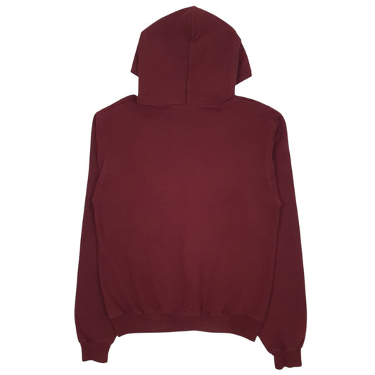 Mens Burgundy Champion MIT Hoodie Jumper
