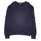 Mens Navy Polo Ralph Lauren Pima V Neck Jumper