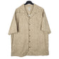 Mens Brown L.L.Bean Aztec Short Sleeve Shirt