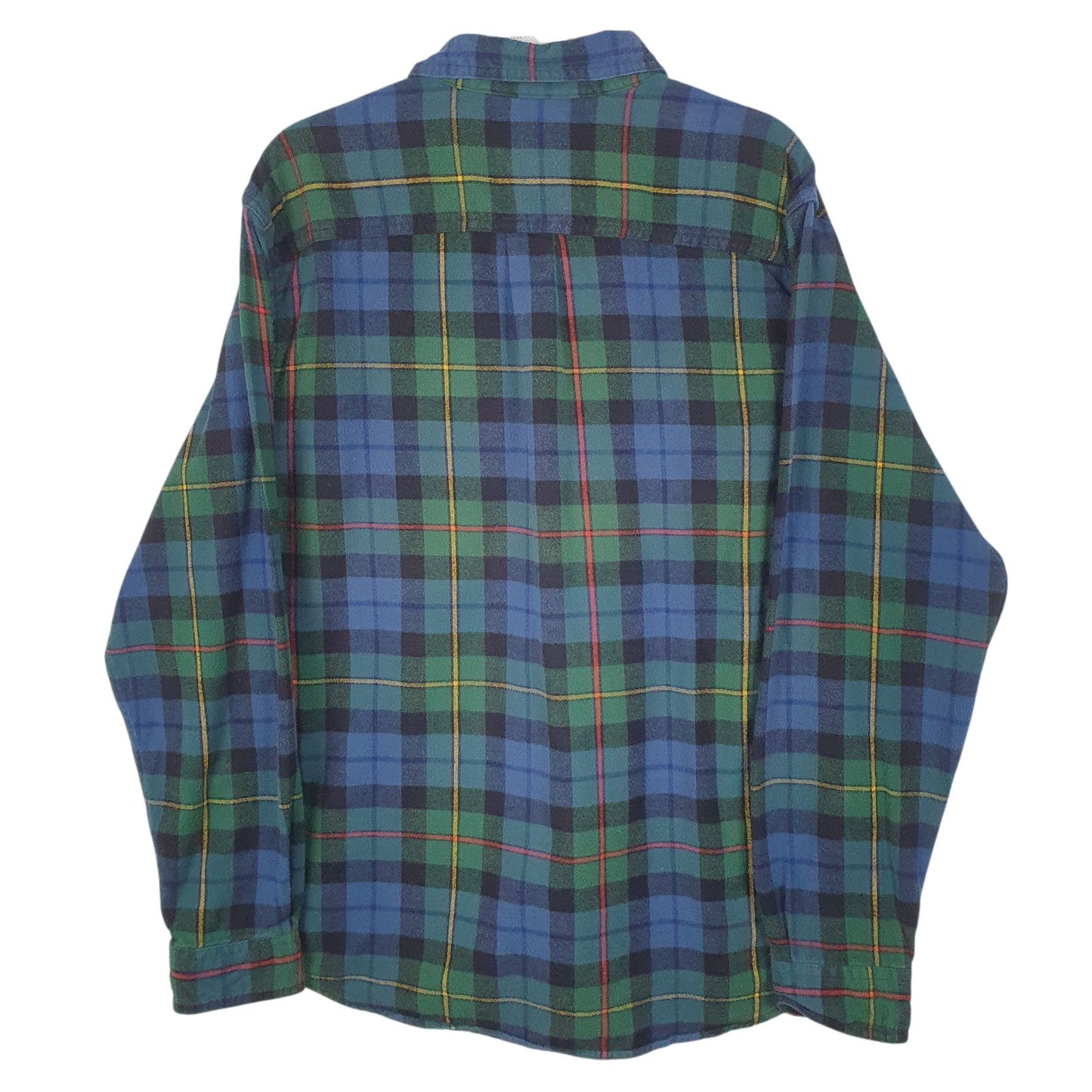 Mens Green L.L.Bean Flannel  Shirt