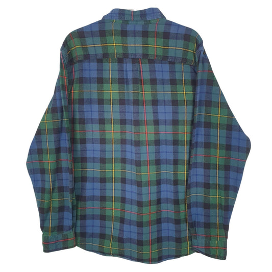 Mens Green L.L.Bean Flannel  Shirt
