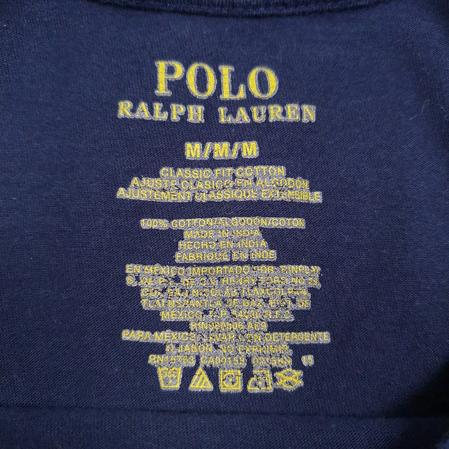 Mens Navy Polo Ralph Lauren   T Shirt