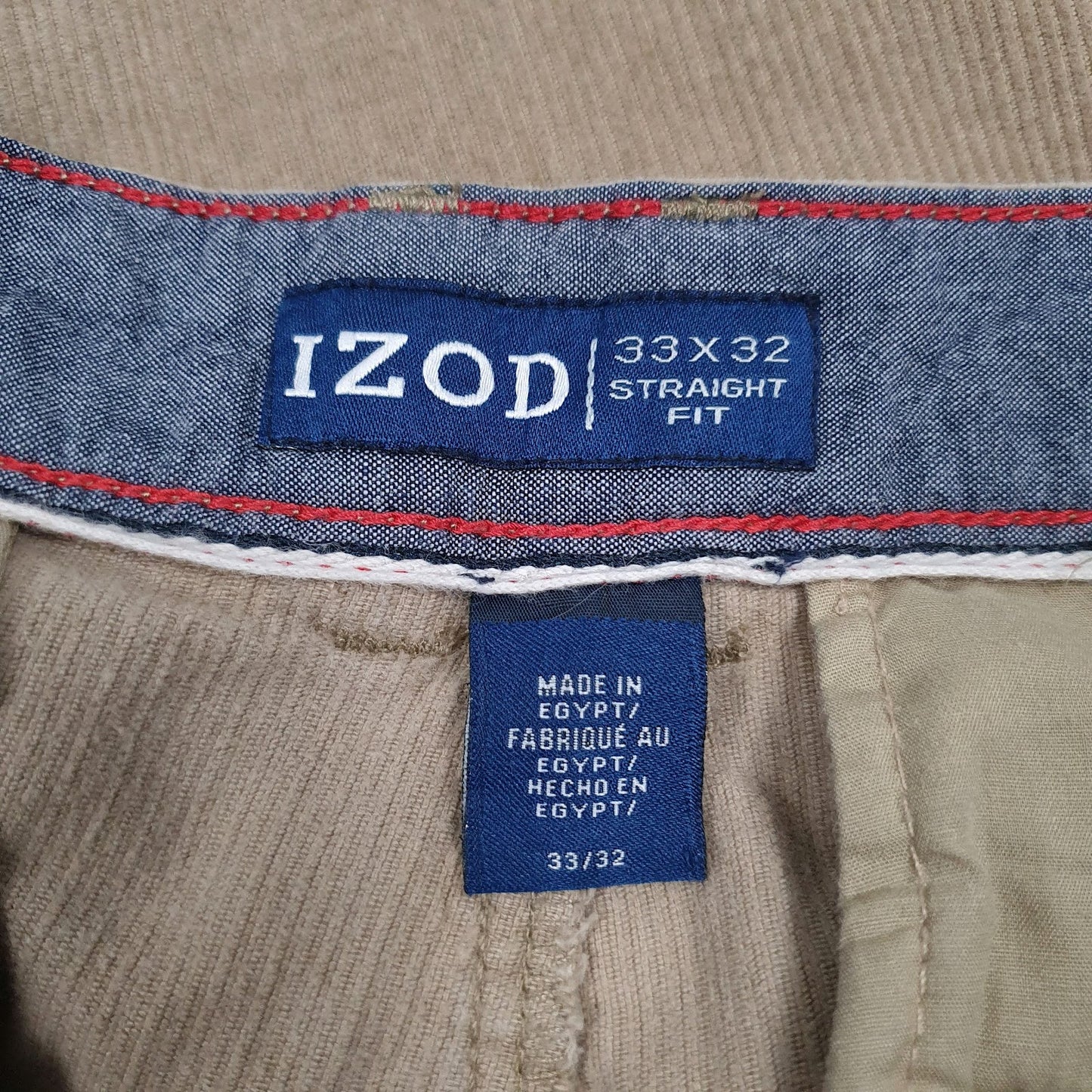 Mens Brown Izod   Trousers
