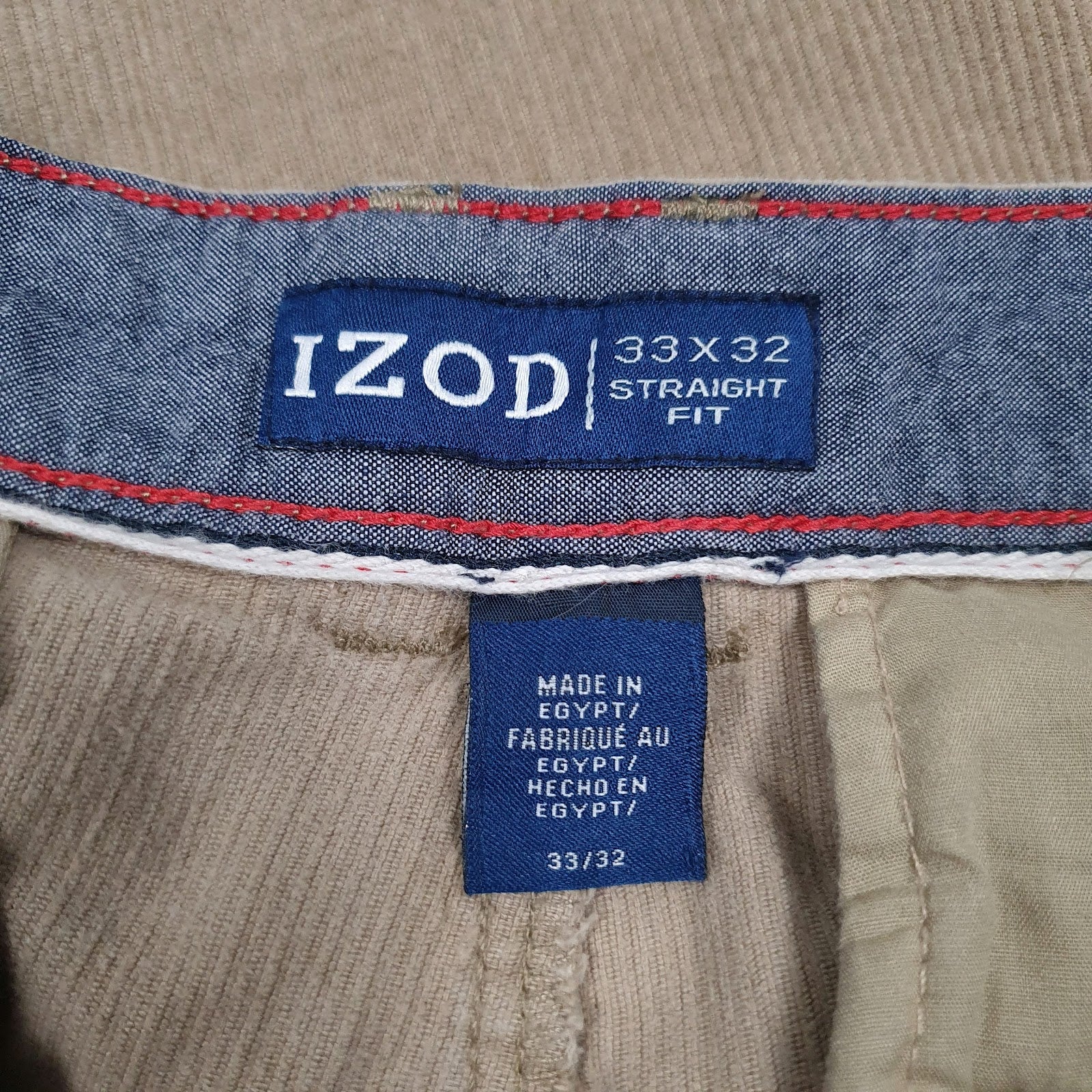 Mens Brown Izod   Trousers