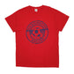Mens Red Gildan Washington Soccer Short Sleeve T Shirt