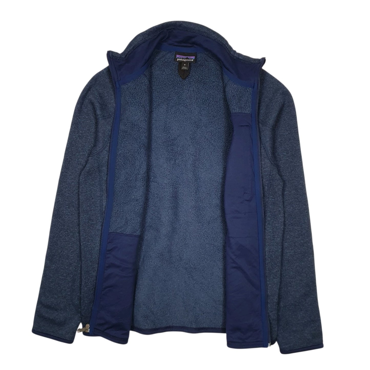 Mens Blue Patagonia Better Sweater Full Zip Jumper