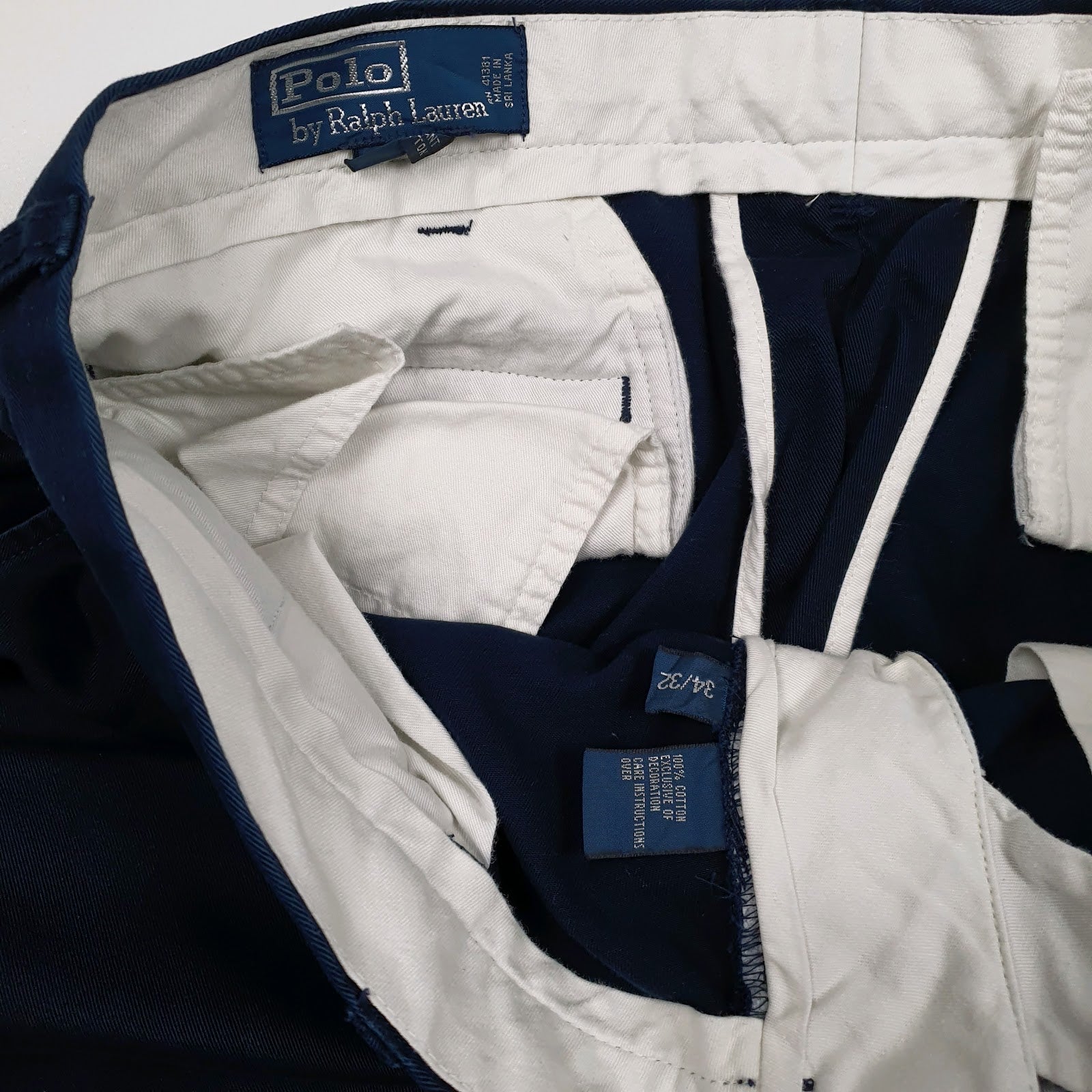Mens Navy Polo Ralph Lauren Preston Pant  Trousers