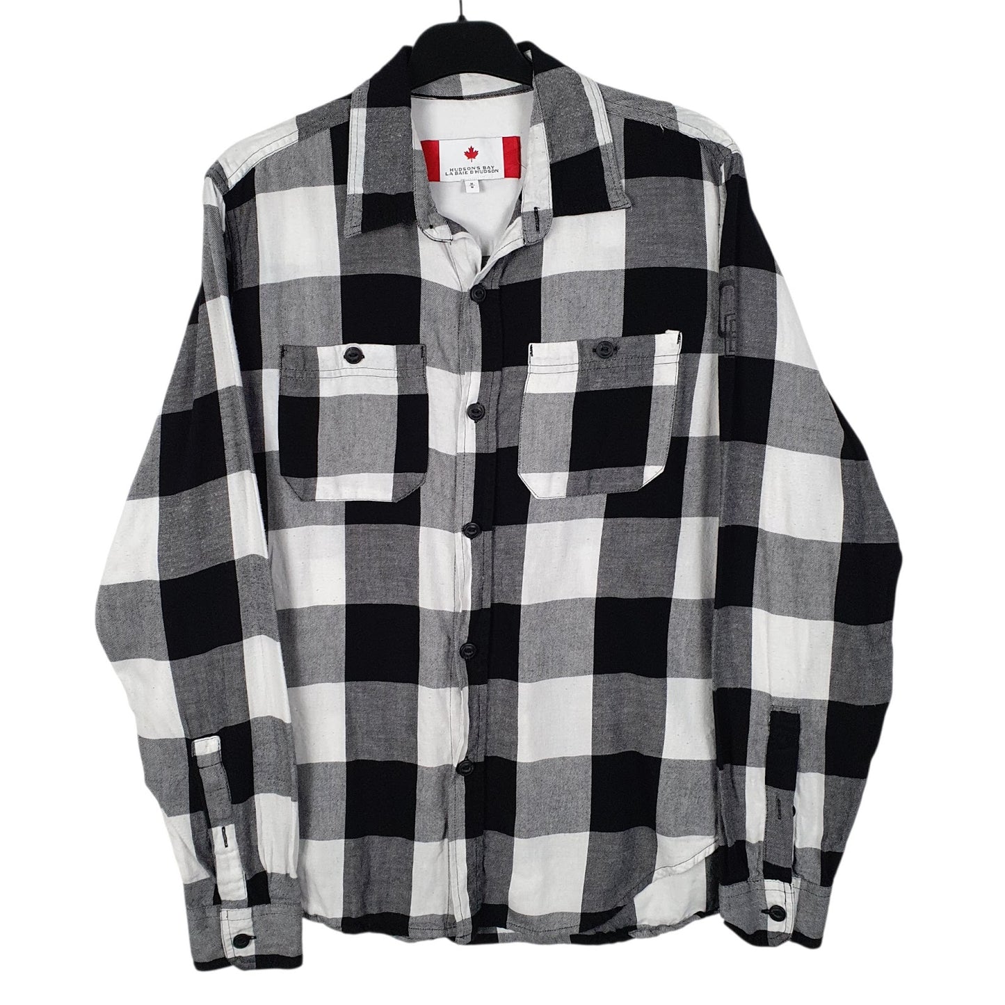 Mens Grey Hudson Bay  Long Sleeve Shirt