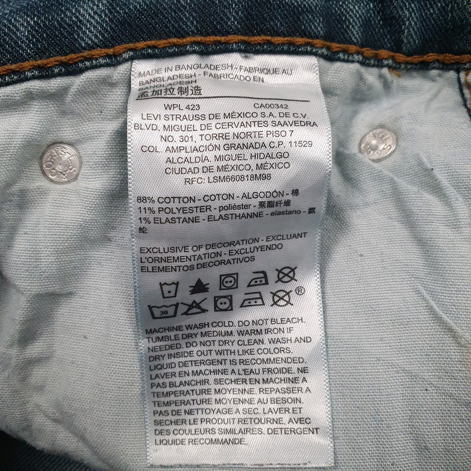 Mens Blue Levis   Jeans