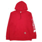 Mens Red Carhartt  Hoodie Jumper