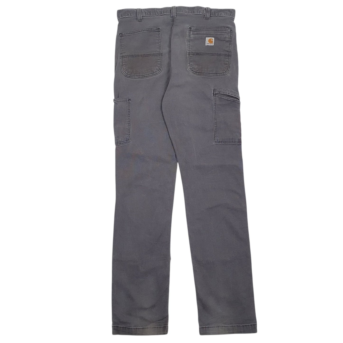 Mens Grey Carhartt Double Knee  Trousers