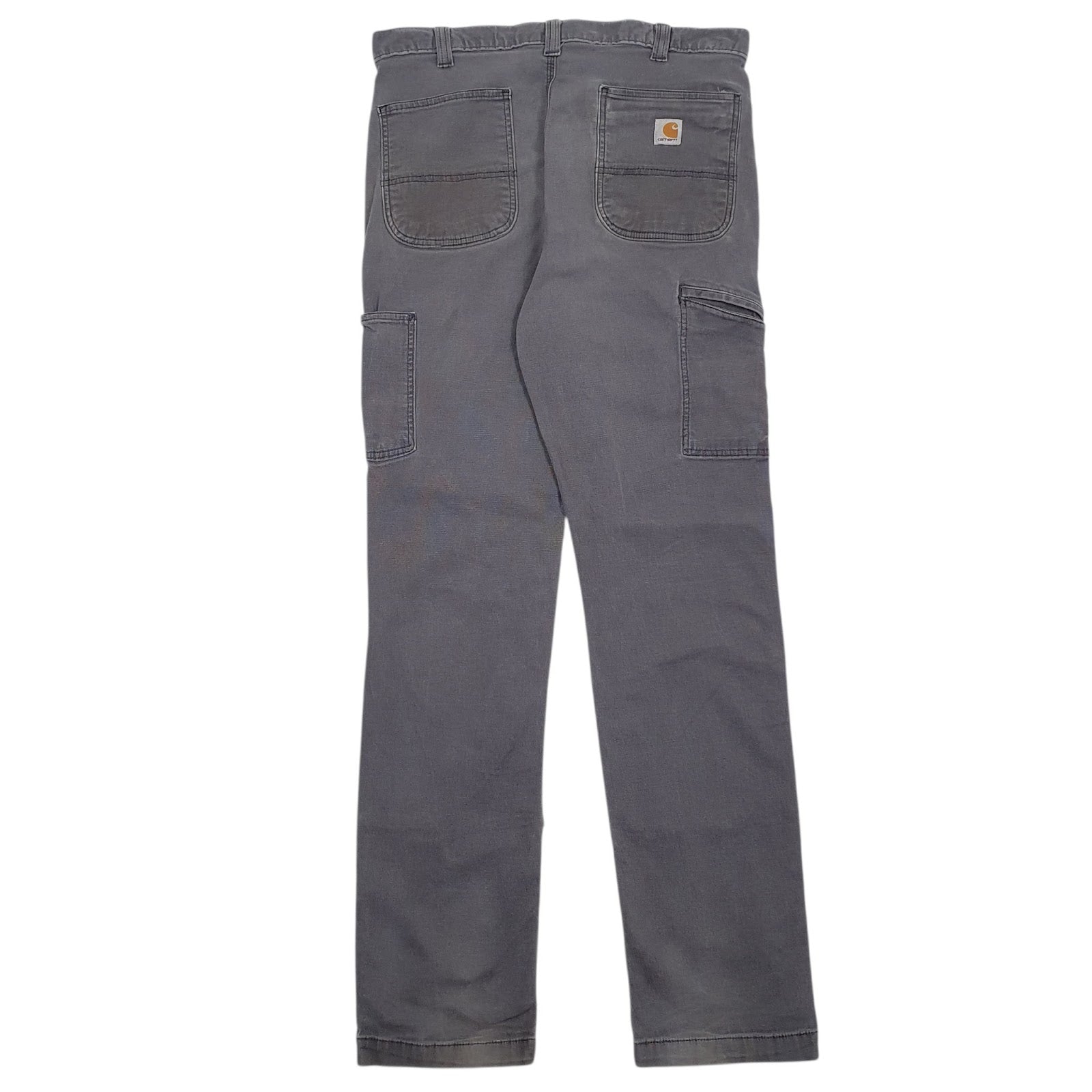 Mens Grey Carhartt Double Knee  Trousers