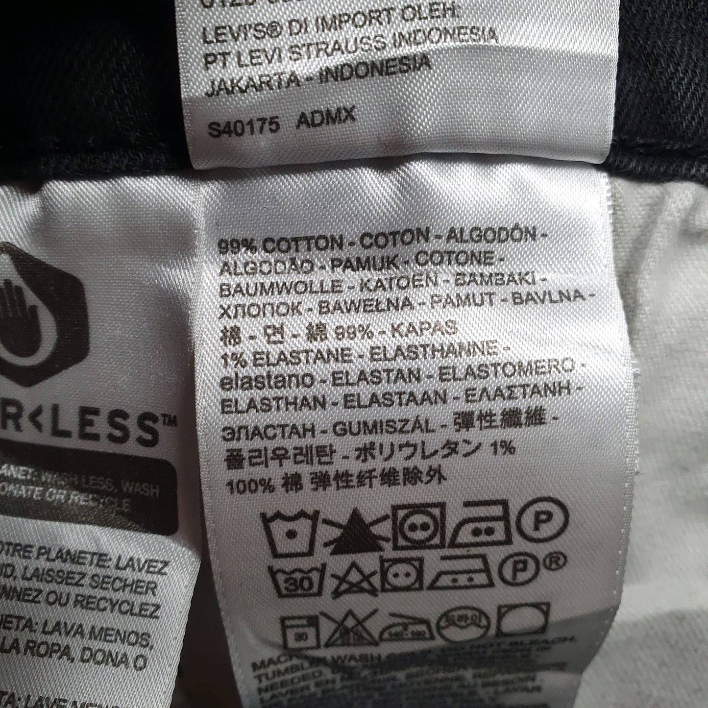 Mens Black Levis   Jeans