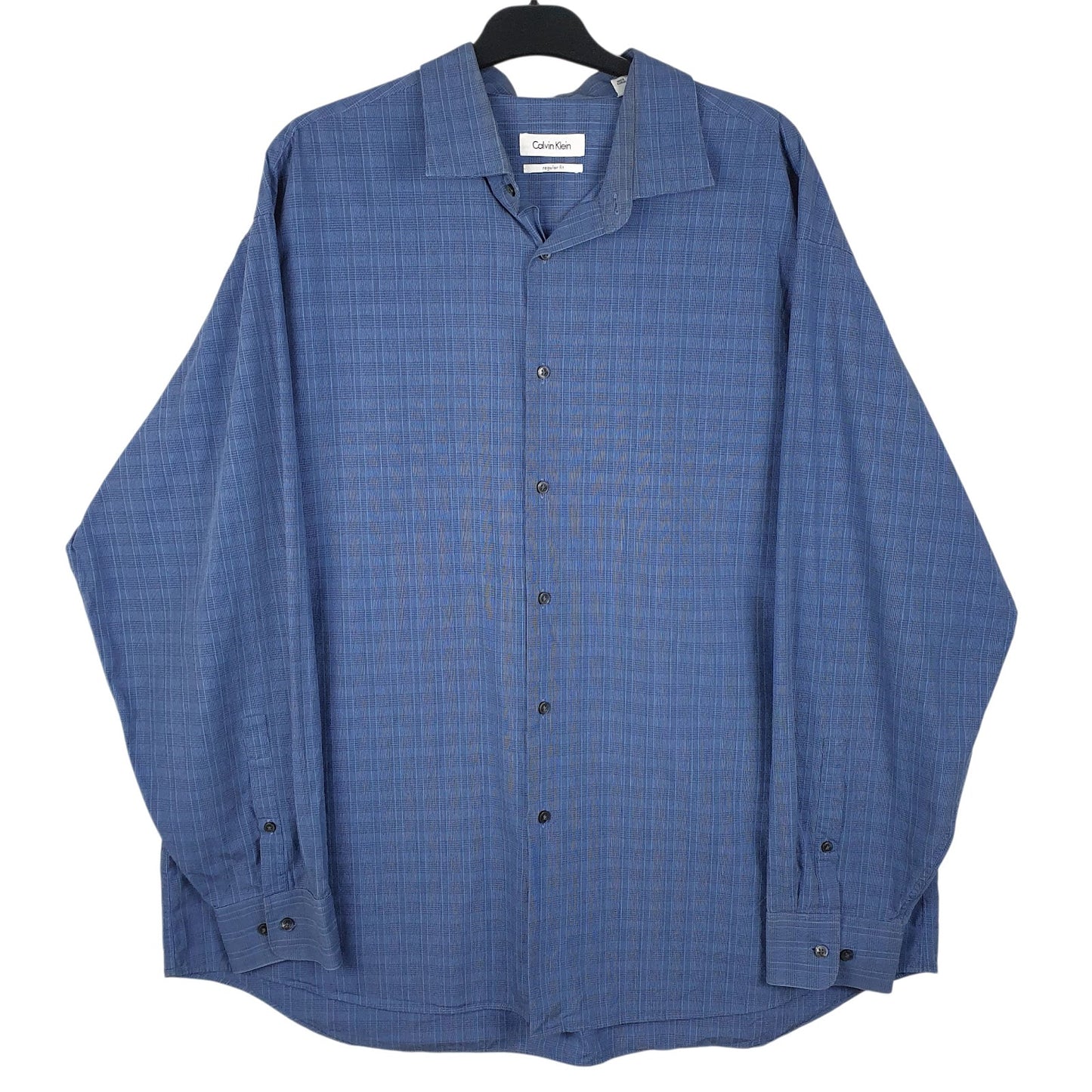 Mens Blue Calvin Klein  Long Sleeve Shirt