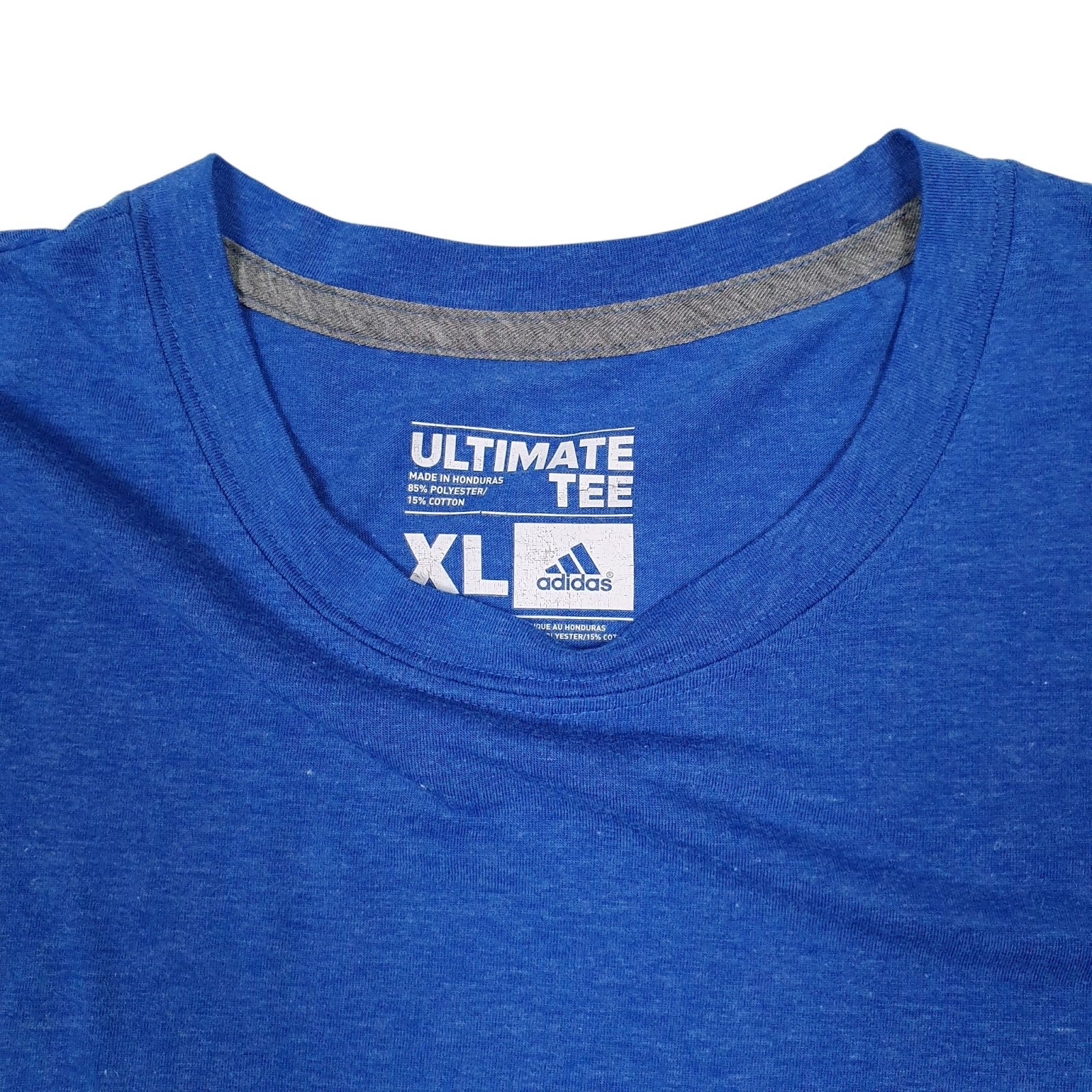 Mens Blue Adidas   T Shirt