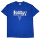 Mens Blue Fruit Of The Loom NBA Short Sleeve T Shirt