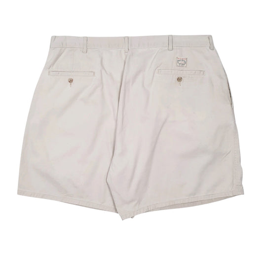 Mens Beige Polo Ralph Lauren Vintage 90s Made In USA Pleated  Shorts