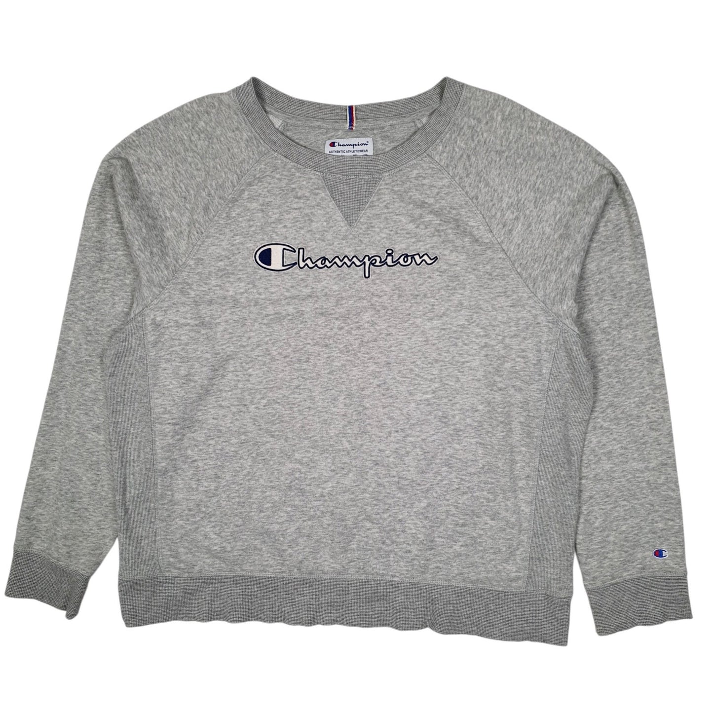 Womens Grey Champion  Crewneck Jumper