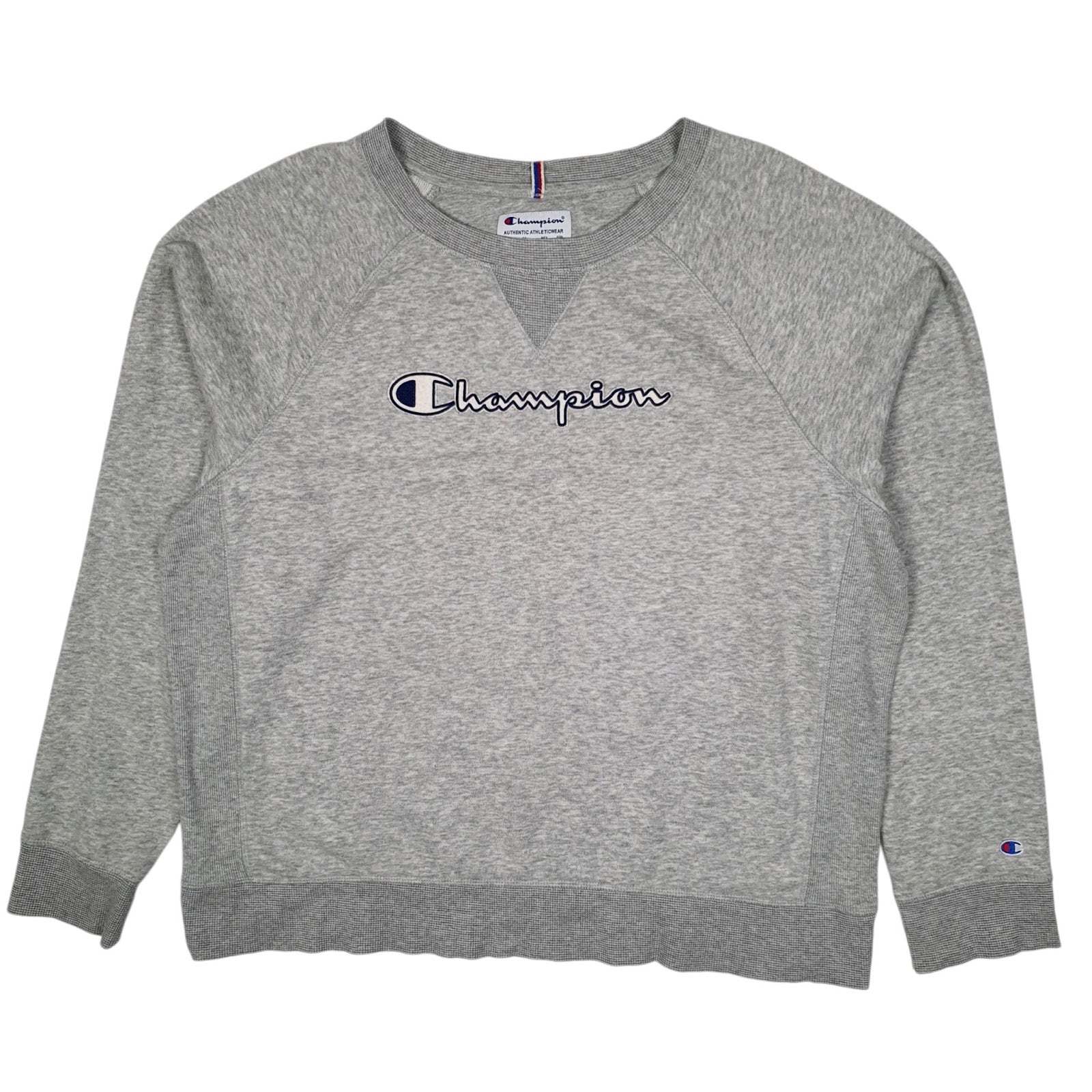 Womens Grey Champion  Crewneck Jumper