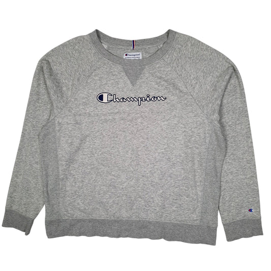 Womens Grey Champion  Crewneck Jumper
