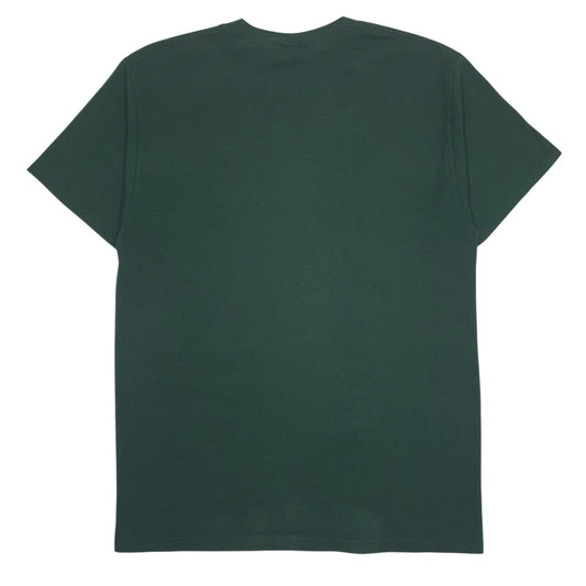 Mens Green Fruit Of The Loom   T Shirt