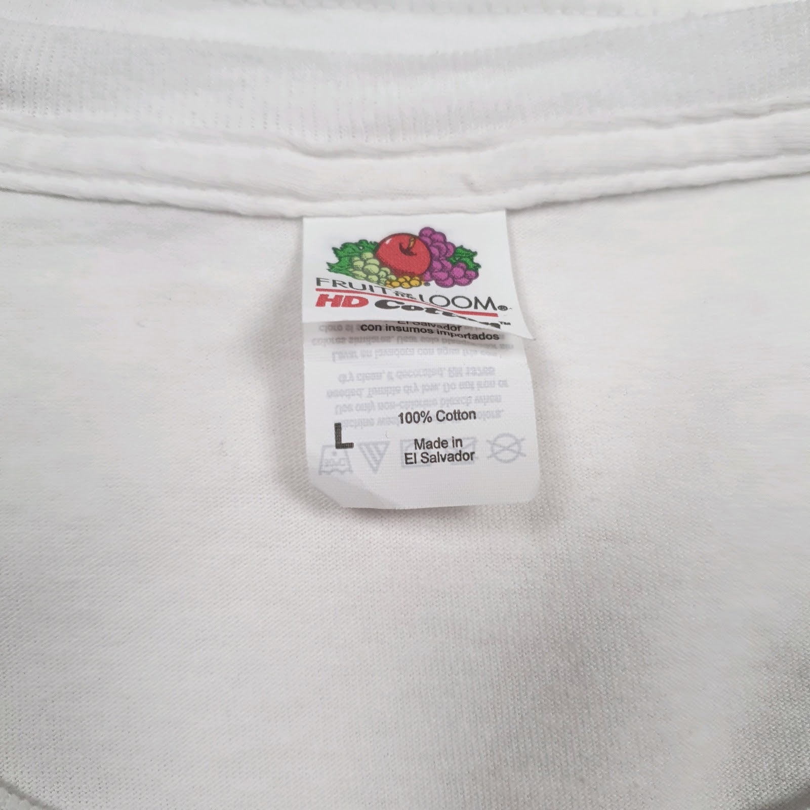 Mens White Fruit Of The Loom K Nuggets  T Shirt