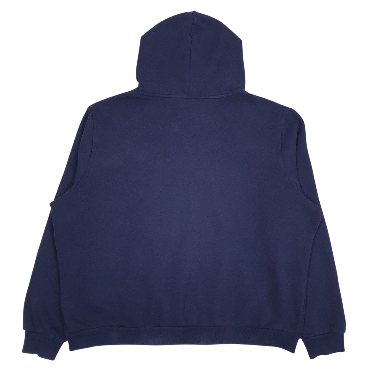 Mens Navy Puma Spellout Hoodie Jumper