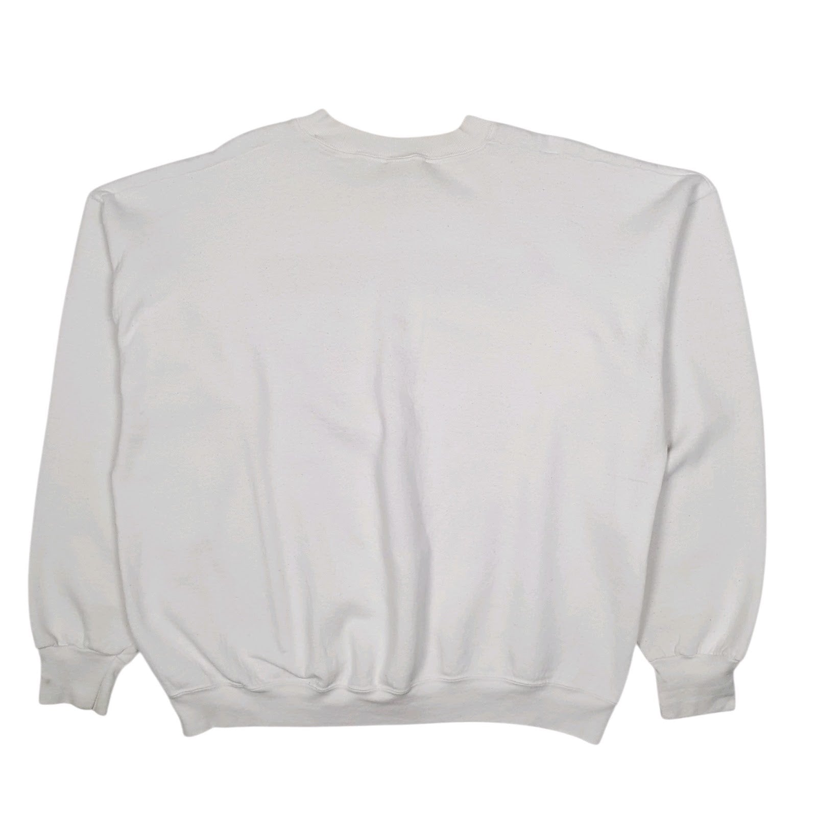 Mens White Fruit Of The Loom Wisconsin Badgers Rose Bowl Vintage 2000 NFL Crewneck Jumper