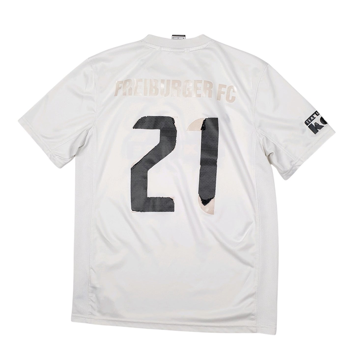 Mens White Nike Freiburger FC Football Jersey  T Shirt