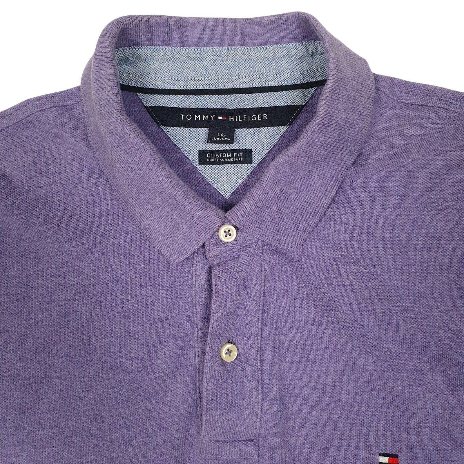 Mens Purple Tommy Hilfiger   Polo Shirt