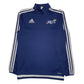 Mens Navy Adidas Clima Cool Quarter Zip Jumper
