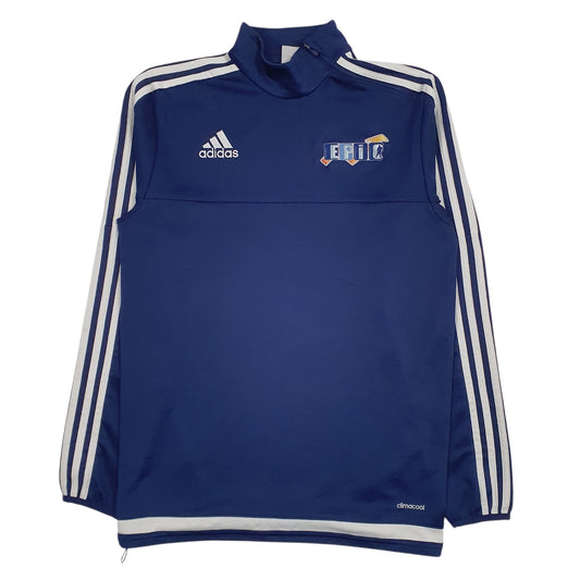 Mens Navy Adidas Clima Cool Quarter Zip Jumper
