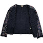 Womens Navy Monsoon Windbreaker Blazer  Coat