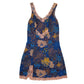 Womens Blue Andra  Sleeveless Dress