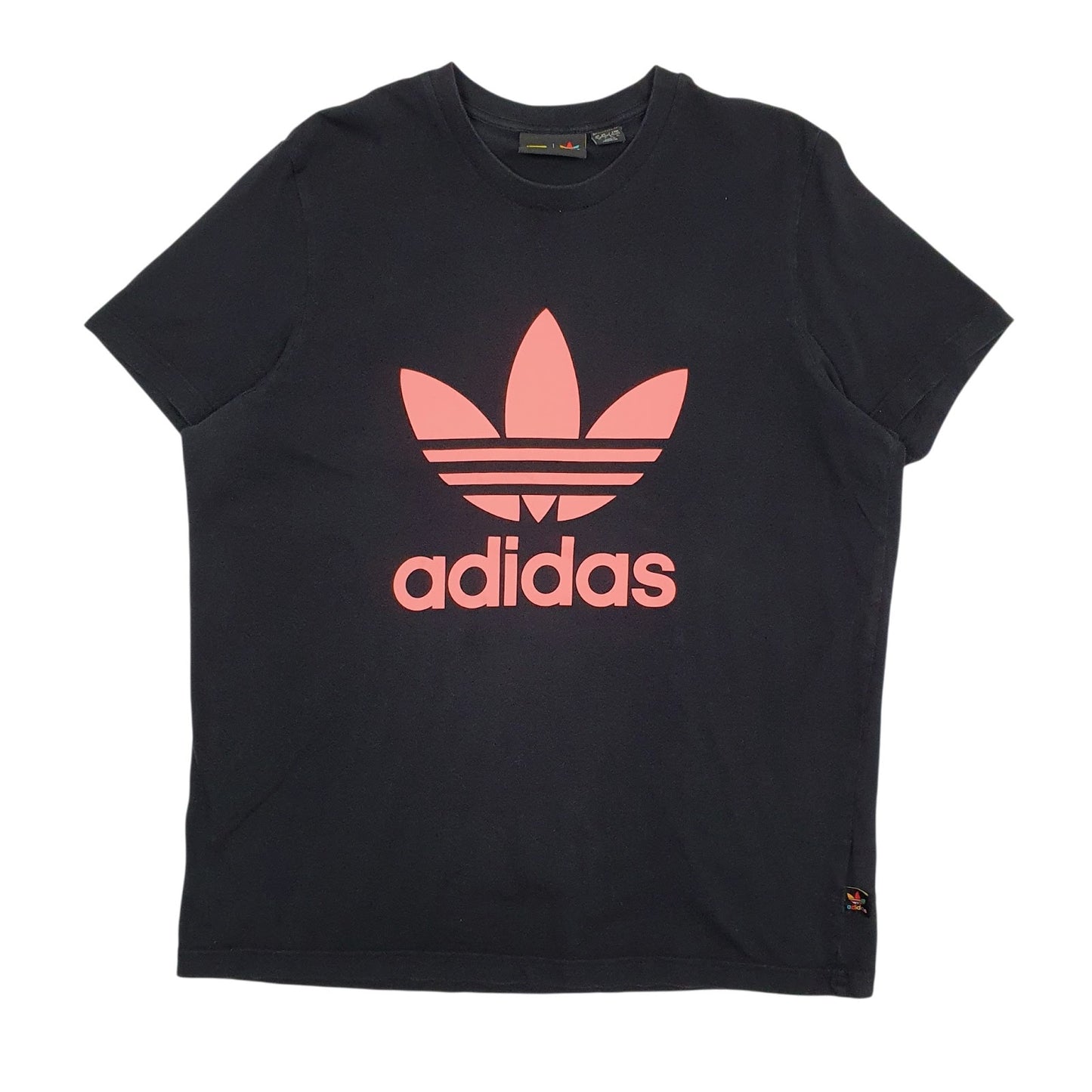 Mens Black Adidas Pharell Williams Short Sleeve T Shirt