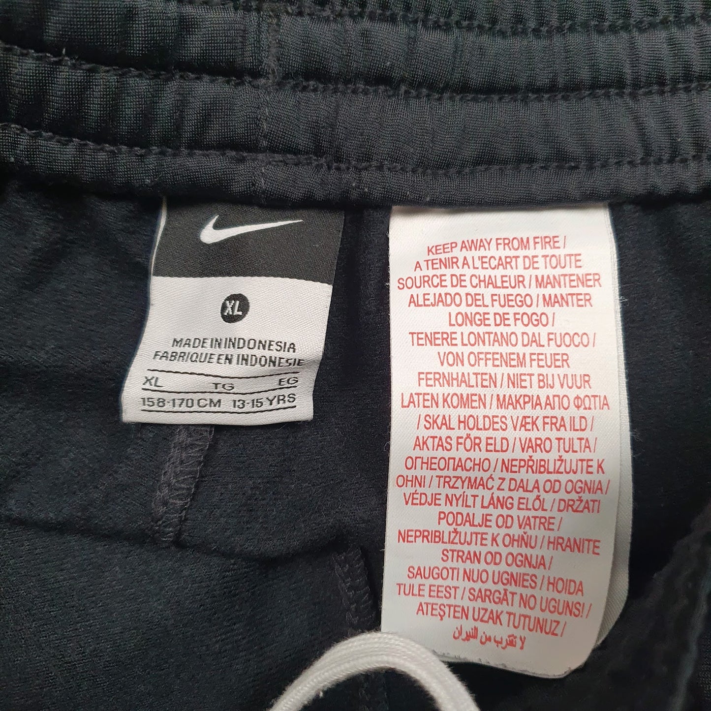 Mens Black Nike   Trousers