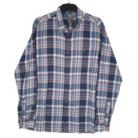 Mens Blue Eddie Bauer  Long Sleeve Shirt