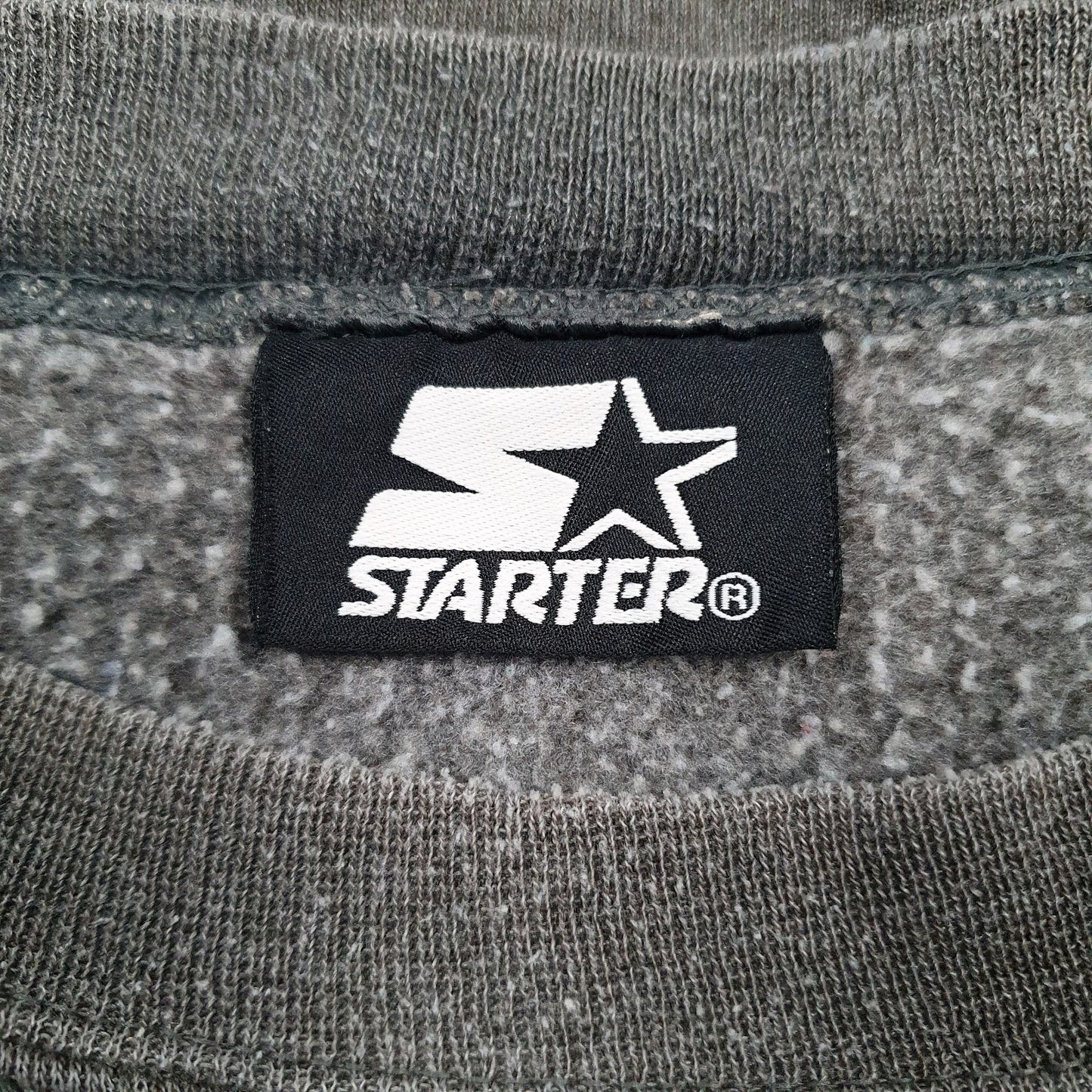 Mens Grey Starter  Crewneck Jumper