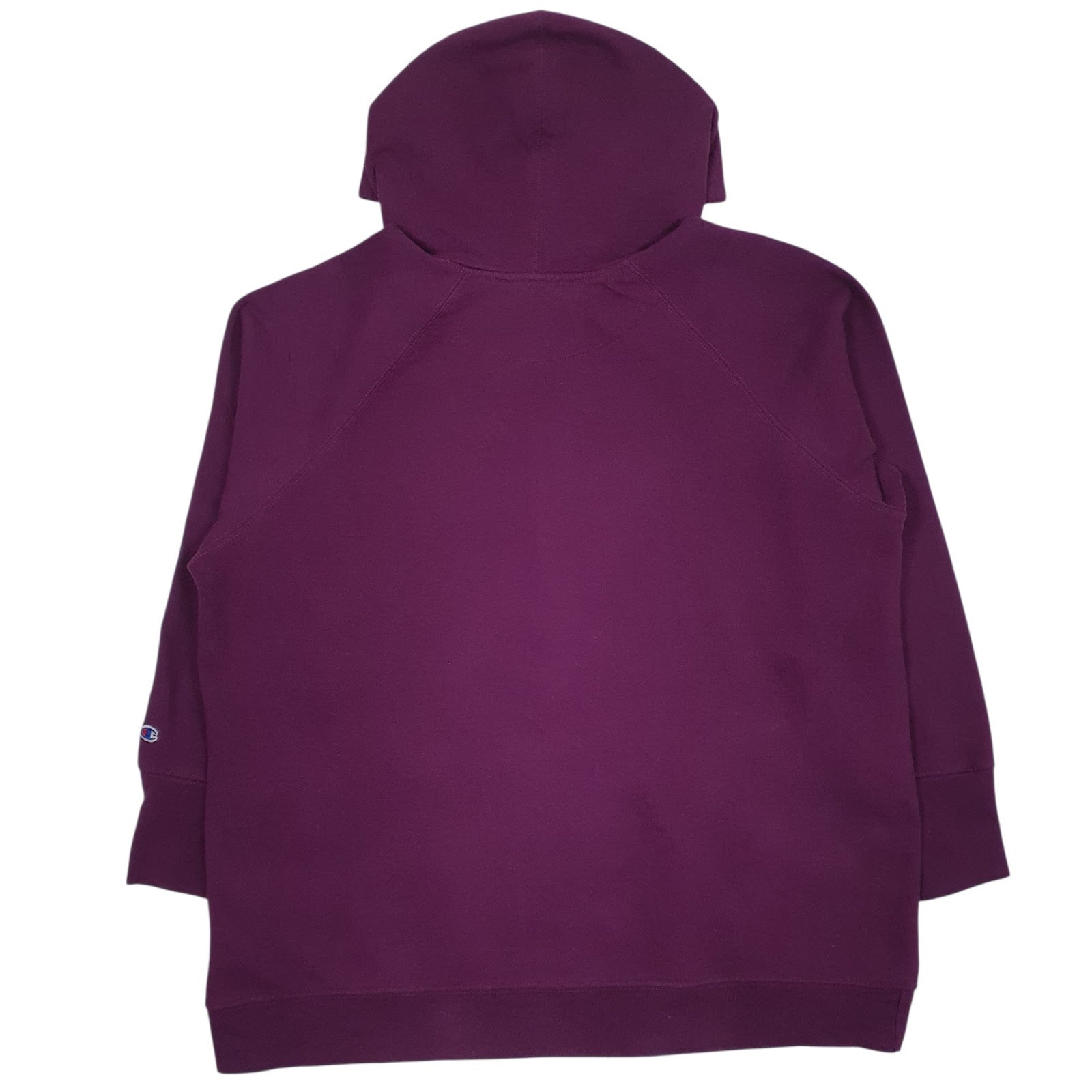 Womens Purple Champion Spellout Hoodie Jumper