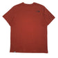 Mens Brown The North Face Spellout  T Shirt