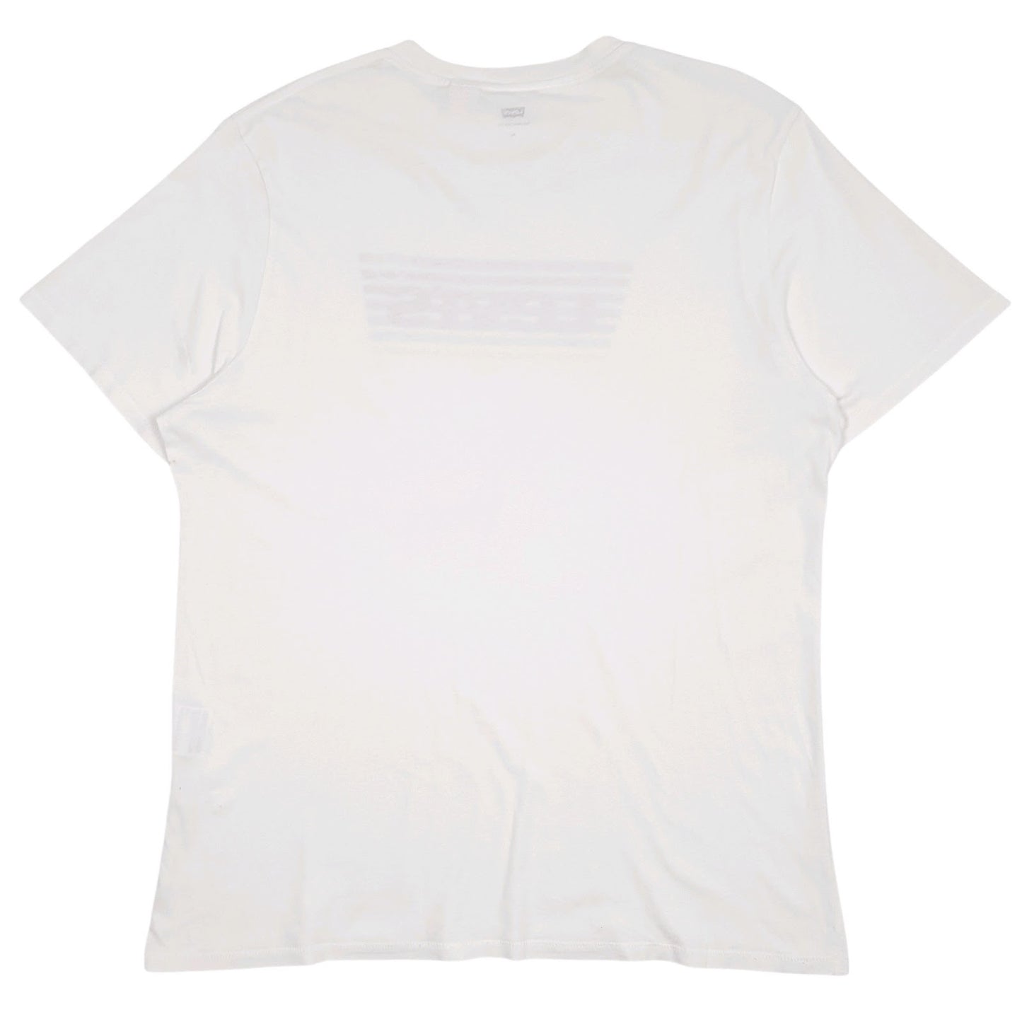 Mens White Levis Spellout  T Shirt