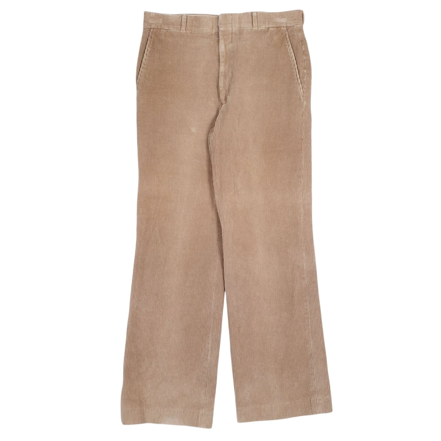 Mens Brown L.L. Bean Vintage 90s Made In USA Corduroy Trousers