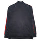 Mens Black Adidas  Full Zip Jumper