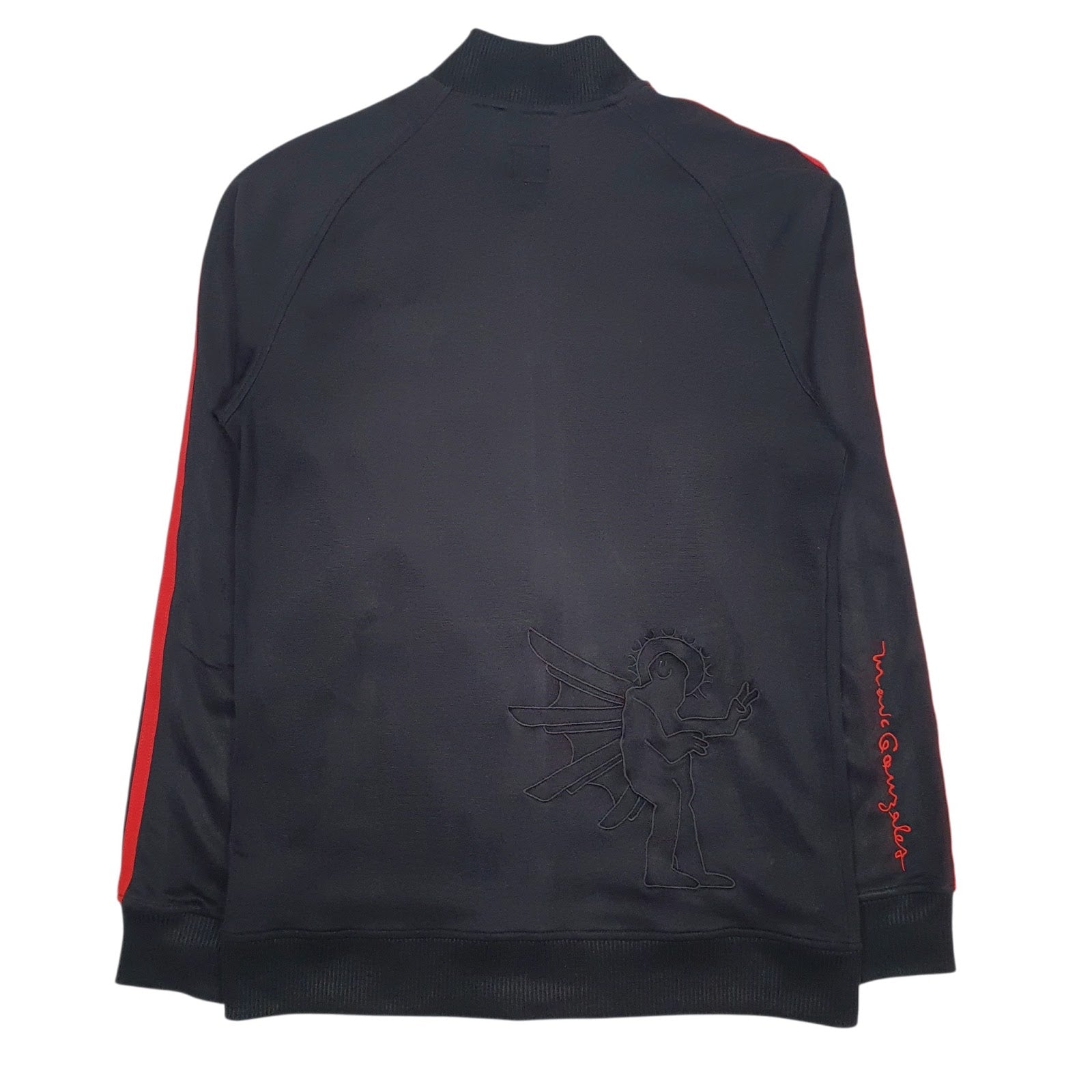 Mens Black Adidas  Full Zip Jumper