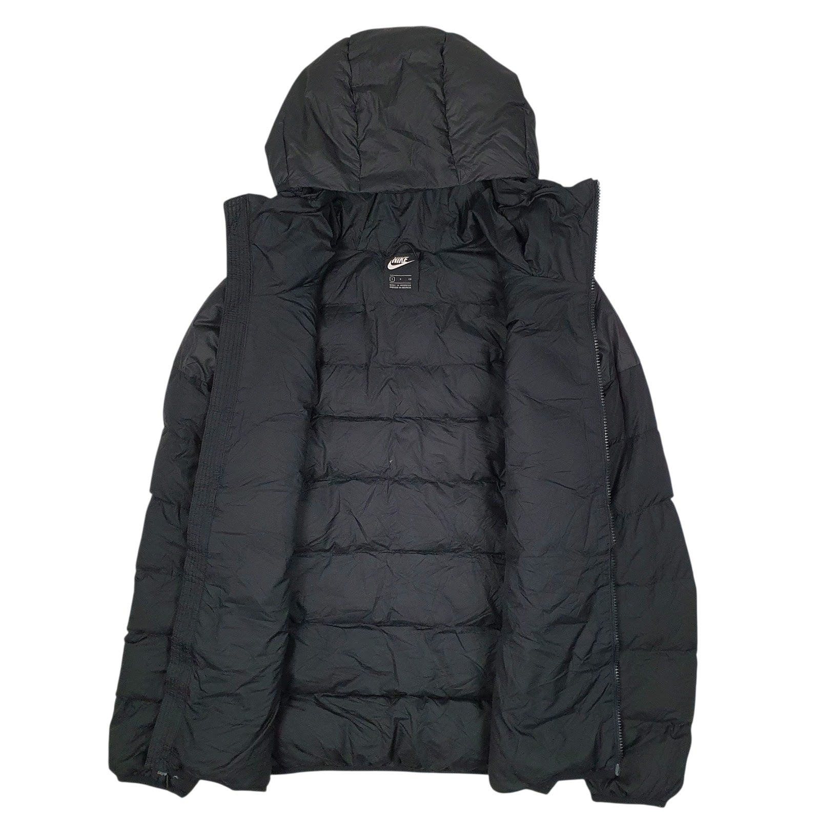 Mens Black Nike  Crewneck Coat